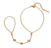 Kristalize Clear Gemstone Hand Chain