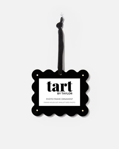 Tart By Taylor Black Frame Ornament
