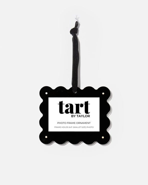 Tart By Taylor Black Frame Ornament