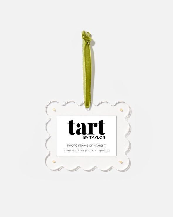 Tart By Taylor Clear Frame Ornament