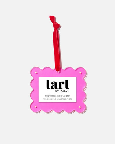 Tart By Taylor Hot Pink Frame Ornament