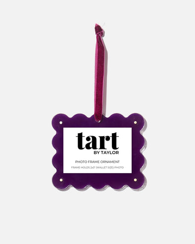 Tart By Taylor Plum Frame Ornament