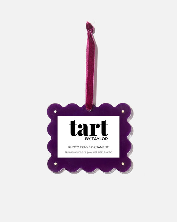 Tart By Taylor Plum Frame Ornament