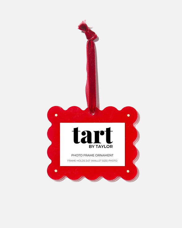 Tart By Taylor Red Frame Ornament