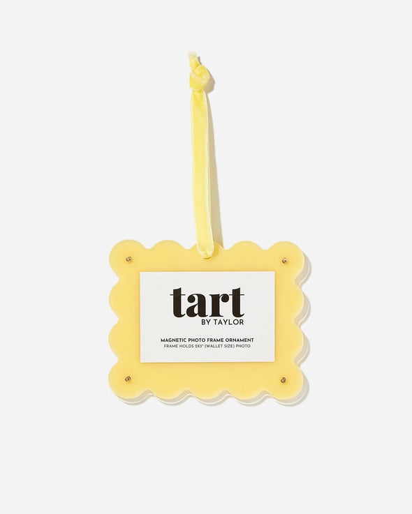 Tart By Taylor Butter Yellow Frame Ornament