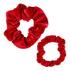 Bella Sleep + Spa Small Velvet Scrunchie Ornament - Red