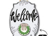DK Designs White Bloom Door Hanger