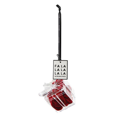 Bella Sleep + Spa Small Velvet Scrunchie Ornament - Blush