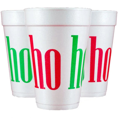 Two Funny Girls HoHoHo Foam Cups