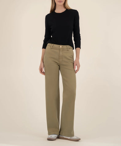 Kut Palm Leaf Miller Hight Rise Straight Leg Pants