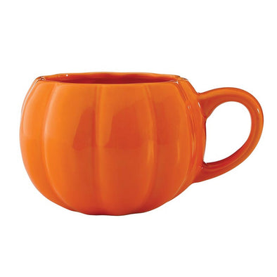 Slant Orange Pumpkin Mug