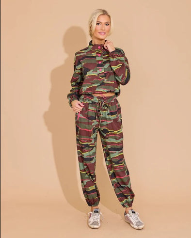 Alden Adair Neon Camo Frankie Top