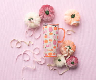 Swig Pumpkin & Bows 22oz Travel Mug