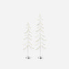 180 Degree Frosted Icicle Tree LED lights