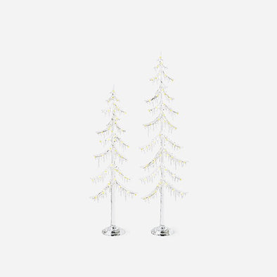 180 Degree Frosted Icicle Tree LED lights