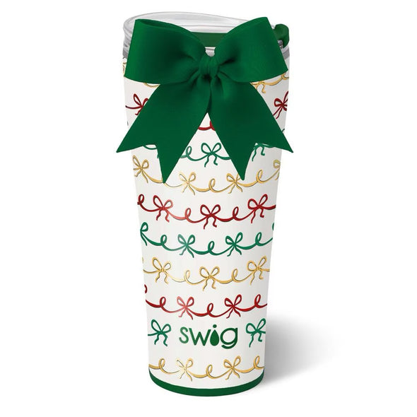 Swig Christmas Bows 32oz Tumbler