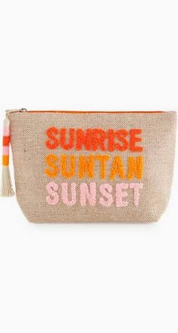 Shiraleah Sunrise Suntan Sunset Zip Pouch