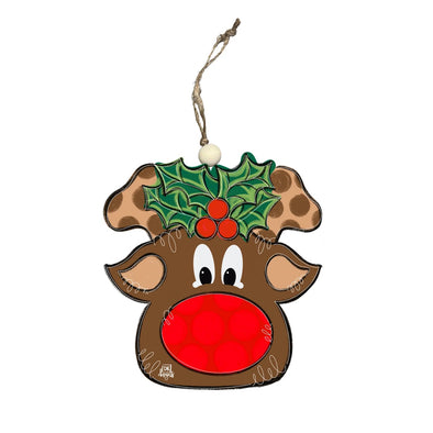 DK Designs Reindeer Ornament