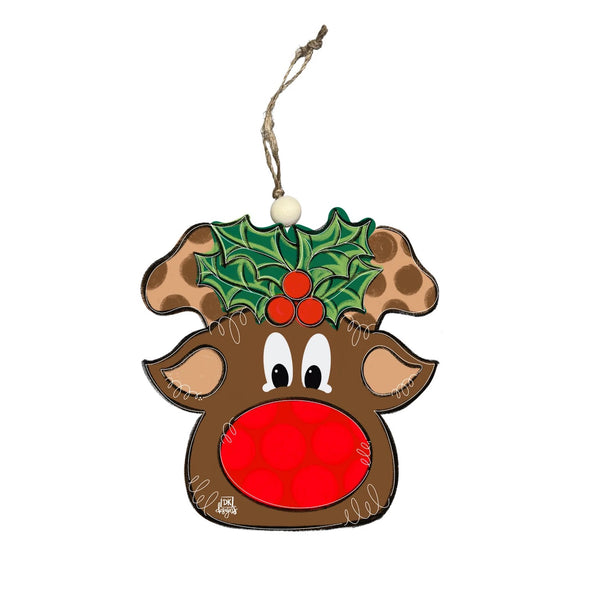 DK Designs Reindeer Ornament