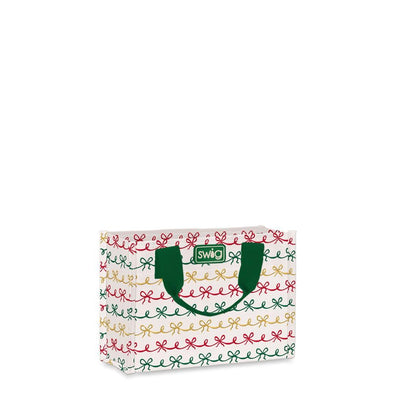Swig Christmas Bows Reusable Small Gift Bag