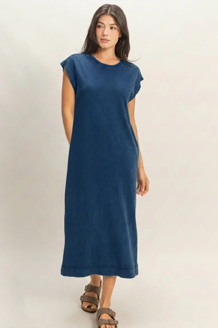 double zero midi dress Dress Casual Midi By Double Zero In Black, Size:S