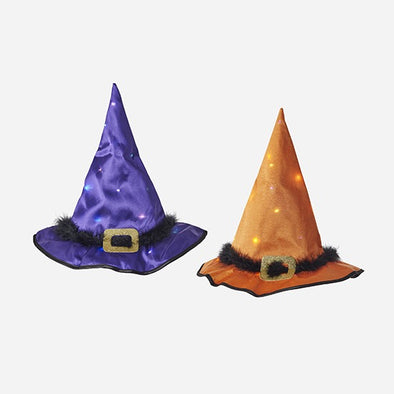 180 Degree 17" Lighted Witches Hat