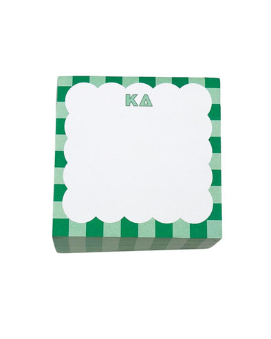 Duo Threads Kappa Delta Scallop Note Cube