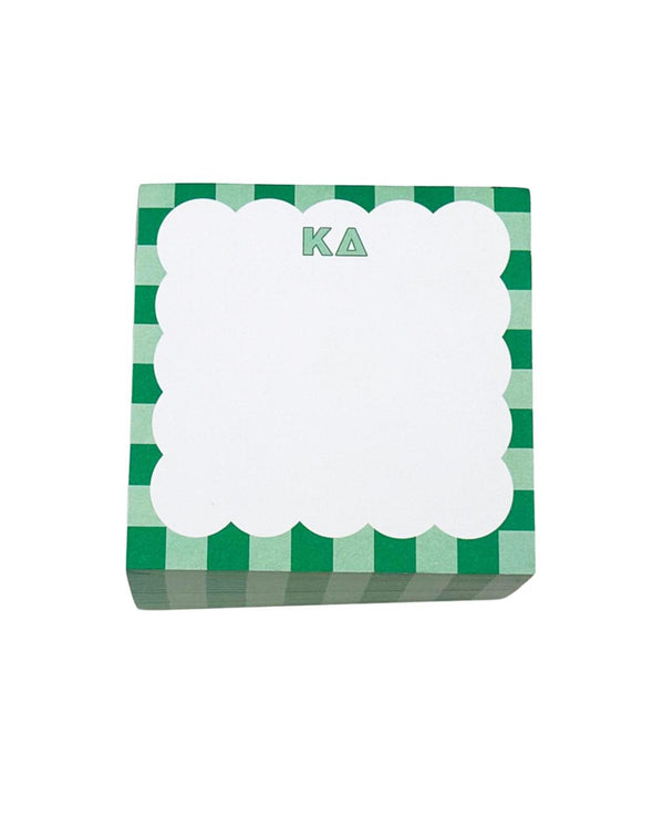 Duo Threads Kappa Delta Scallop Note Cube