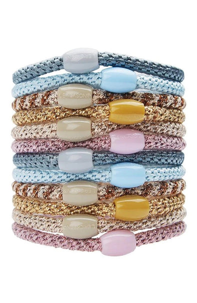 France Luxe Narrow 12pk Ballerina Ponytail Holders