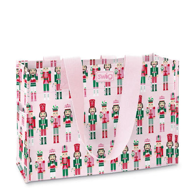 Swig Sugar Plum Soldiers Large Reusable Gift Bag