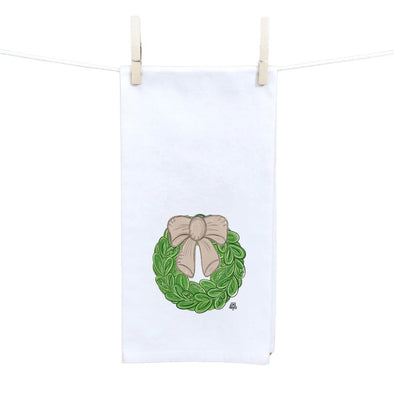 DK Designs Wreath Bow Towel