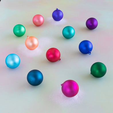 Glitterville Satin Ball Ornament
