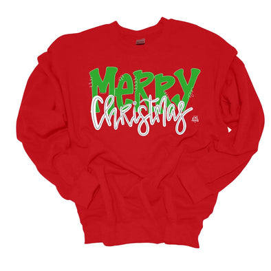 DK Designs Merry Christmas Red Sweatshirt