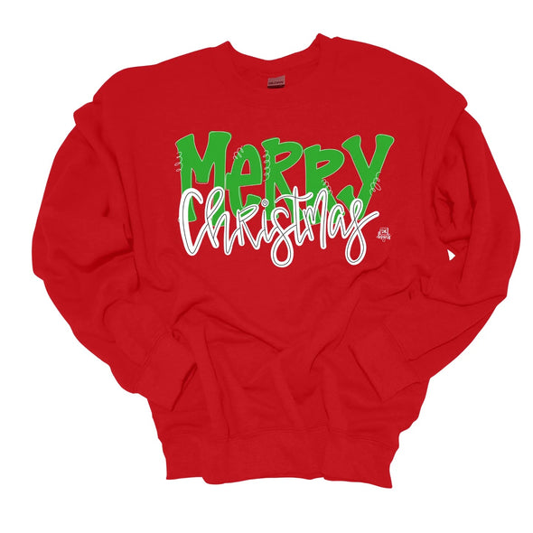 DK Designs Merry Christmas Red Sweatshirt