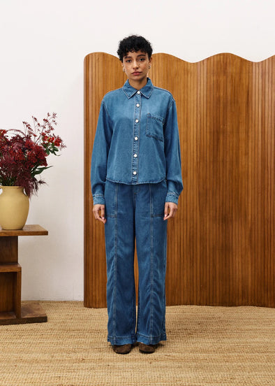 Frnch Paris Blue Jean Balsamine Pants