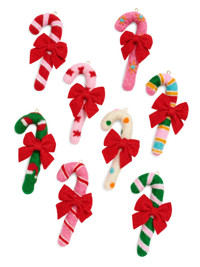 Shiraleah Assorted Candy Cane Ornaments