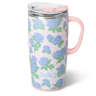 Swig Hydrangeas 22oz Travel Mug