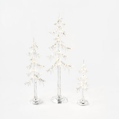 180 Degree Frosted Icicle Tree LED lights