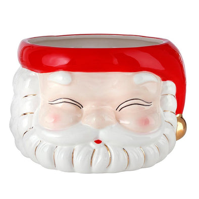 Slant Santa Ceramic Ice Bucket