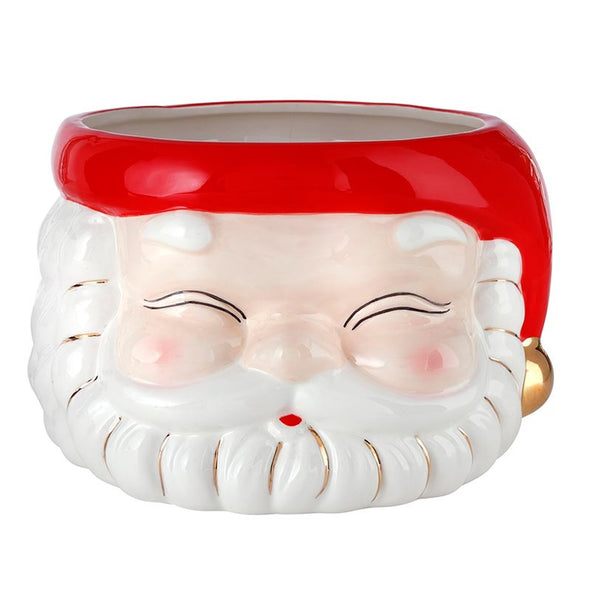 Slant Santa Ceramic Ice Bucket