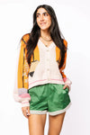 QOS Queen Pencil Button Up Cardigan