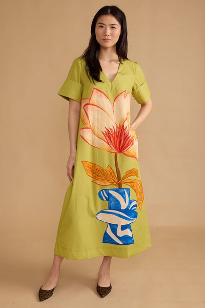 Double A Lotus Colin Dress