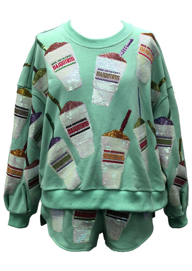 QOS Mint Green Daiquiri Sweatshirt