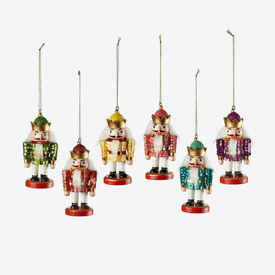 180 Degree Sequin Nutcracker Ornament