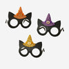 180 Degree Cat Glasses with Witch Hat