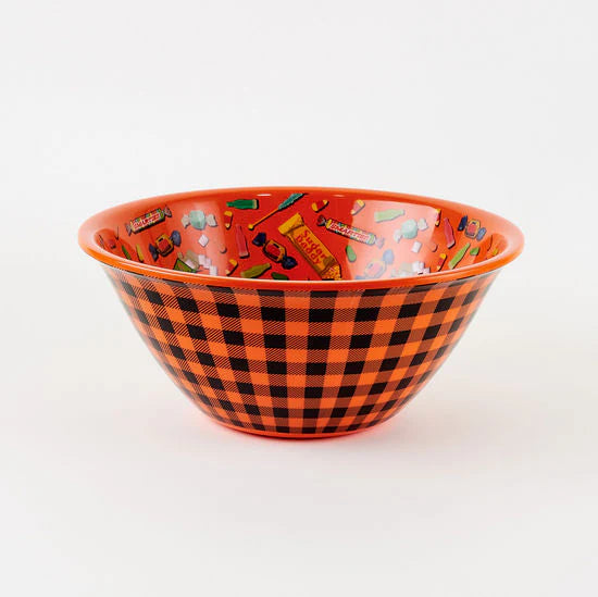 180 Degree Halloween Gingham Bowl