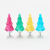 180 Degree Swirly Glittered Tree on Base