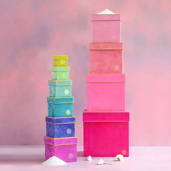 Glitterville Patisserie Square Stacking Boxes