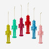 180 Flocked Toy Soldier Ornament