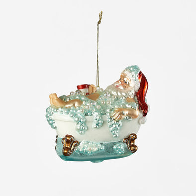 180 Degree Santa Bathtub Ornament